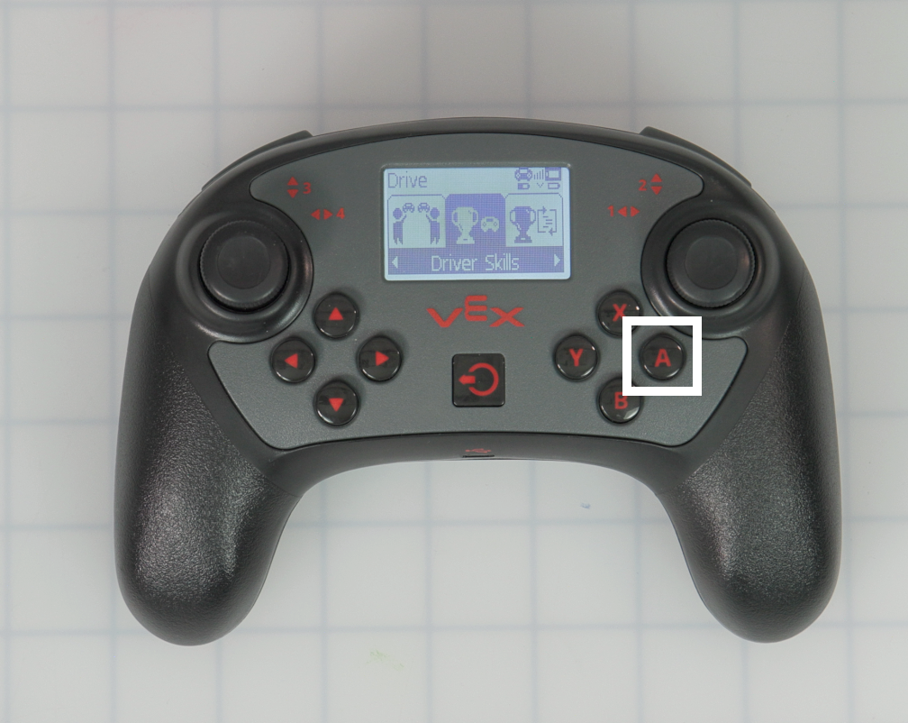 The Competition menu within the Drive program, with Driver Skills selected.