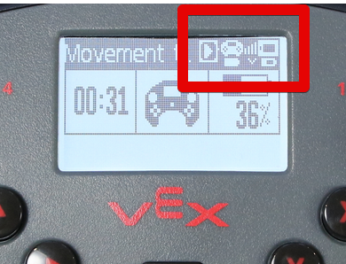 Controller screen is shown in the Home menu with a signal strength icon and a Brain icon in the top right corner. There is also a Play icon in the top right corner, indicating that the system is currently in Driver Control Mode.