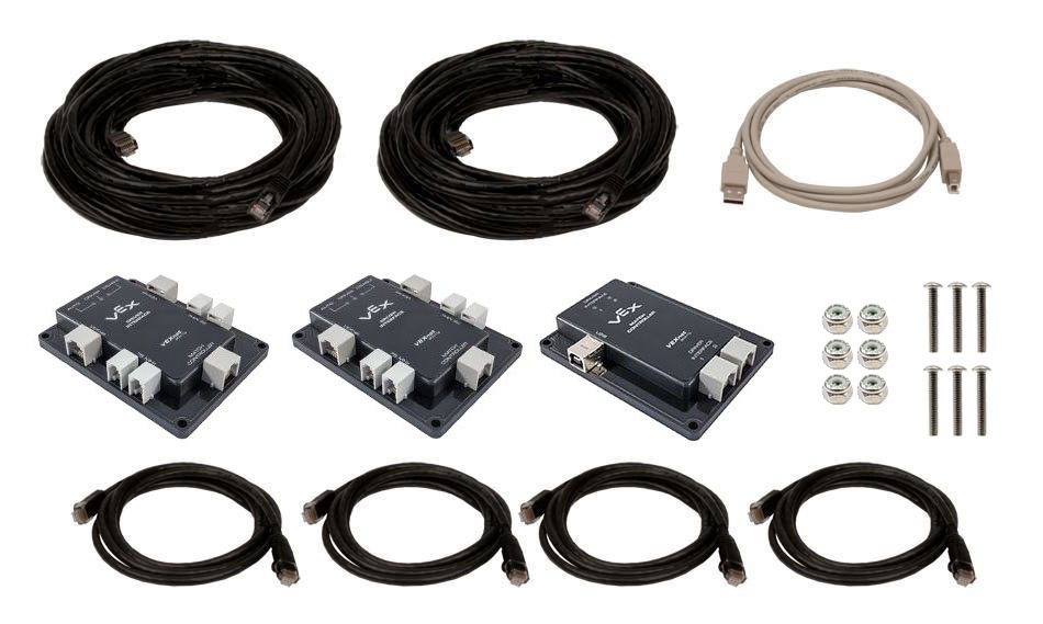Hardware needed to mount the Field Control System is shown together.